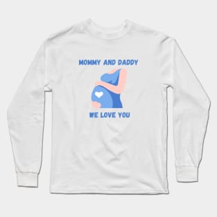 phrases for pregnant women Long Sleeve T-Shirt